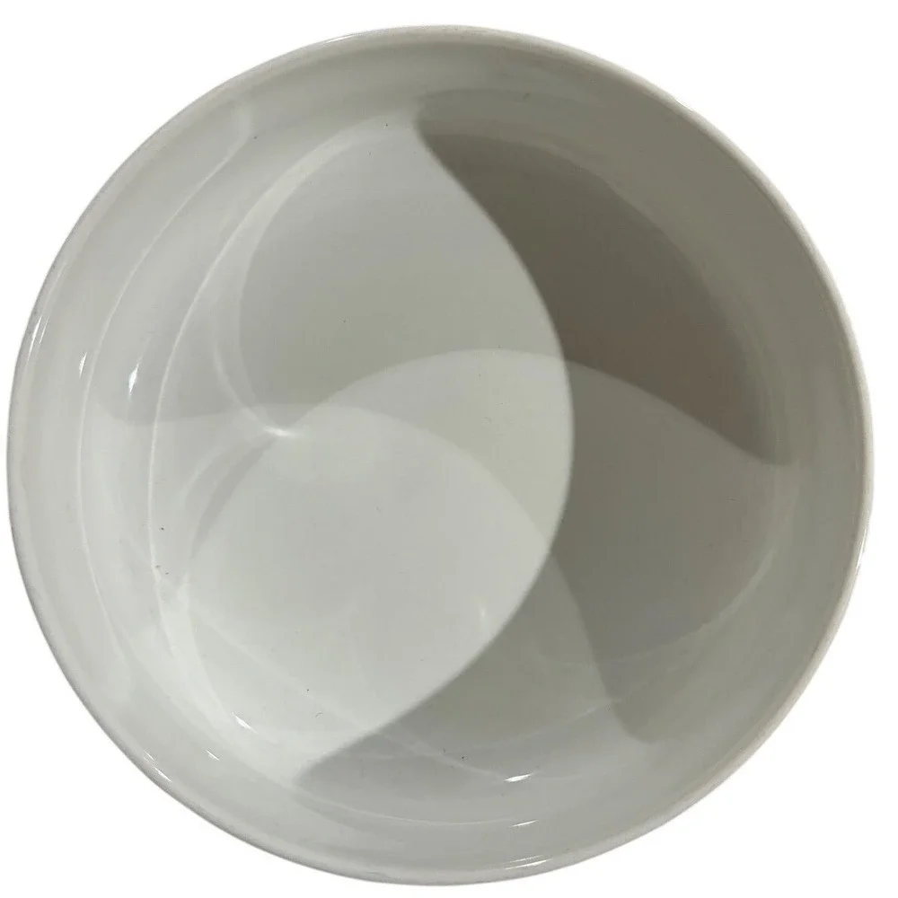 Dansk International Designs Japan White Ceramic Round Serving Bowl 7 inch‎ MCM